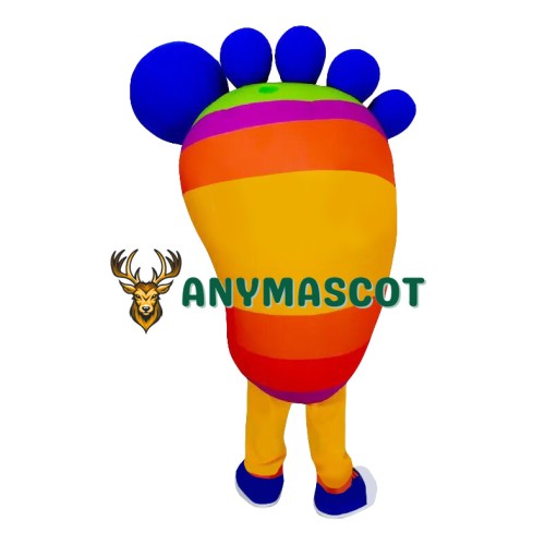 Colorful Foot Mascot Costume