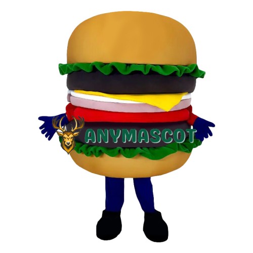 Superb Lightweight Hamburger Mascot Costume