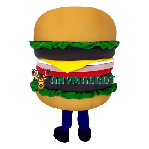 Superb Lightweight Hamburger Mascot Costume