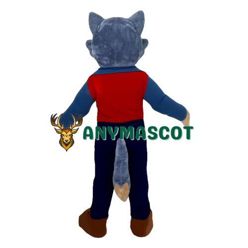 Superb Friendly Lightweight Wolf Mascot Costume