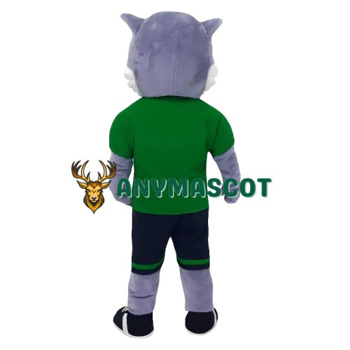 Happy Lightweight Wolf Mascot Costume Adult Costume