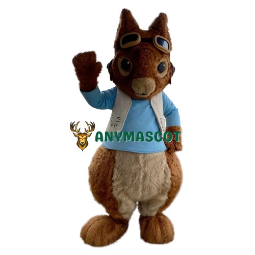 Cartoon Squirrel Mascot Costume