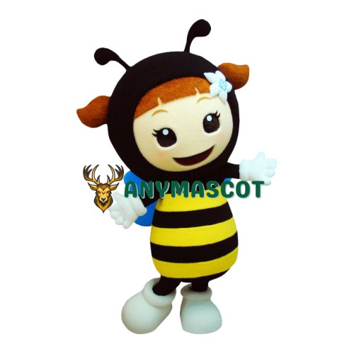 Happy Lightweight Female Bear Mascot Costume