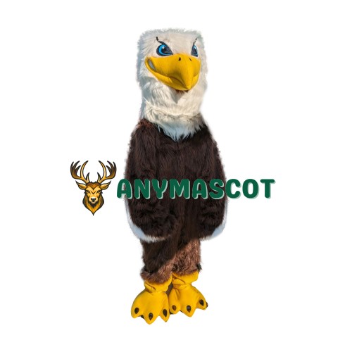 Happy Realistic Lightweight Eagle Mascot Costume