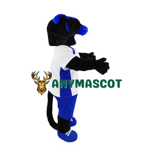 Blue & Black Panther Mascot Costume