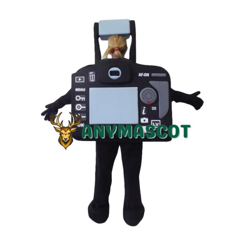 Friendly Realistic Lightweight Camera Mascot Costume