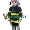 Professional Realistic Lightweight Fire Fighting Dog Mascot Costume