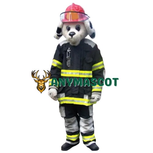 Professional Realistic Lightweight Fire Fighting Dog Mascot Costume