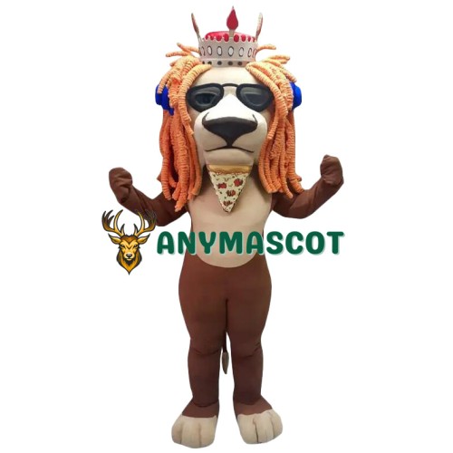 Affordable Lightweight Red Hair Lion Mascot Costume