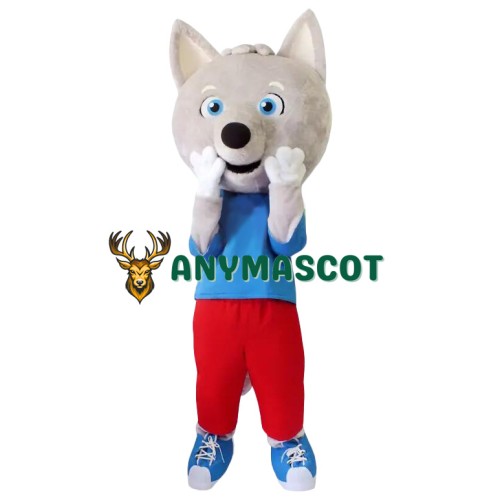 Affordable Lightweight Little Wolf Mascot Costume