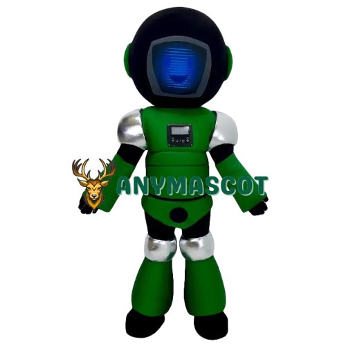 Friendly Lightweight Robot Mascot Costume