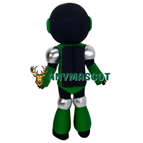 Friendly Lightweight Robot Mascot Costume