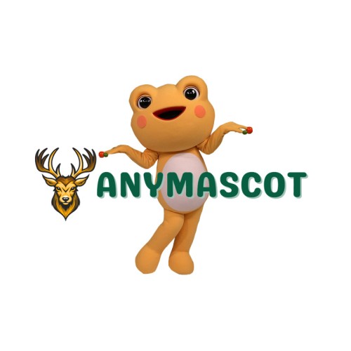 Friendly Lightweight Yellow Frog Mascot Costume