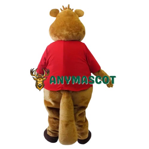 Lovely Lightweight Beaver Mascot Costume Adult Costume