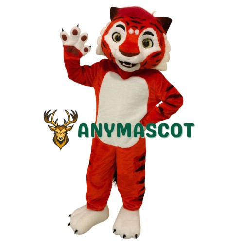 Friendly Lightweight Tiger Mascot Costume Adult Costume
