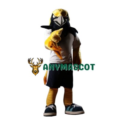 Sport Yellow Eagle Mascot Costume