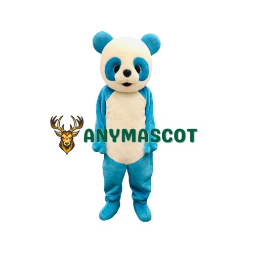 Deluxe Blue Panda Mascot Costume