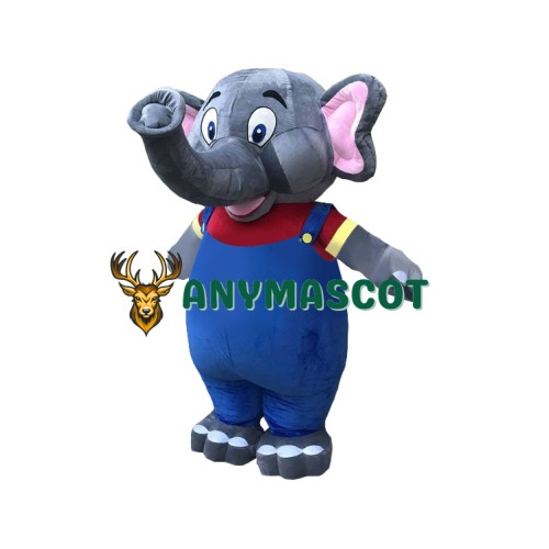 Happy Deluxe Elephant Mascot Costume