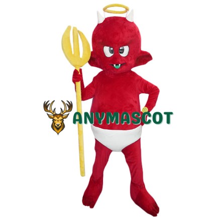 Fierce Deluxe Red Devil Mascot Costume