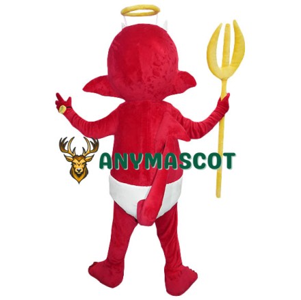 Fierce Deluxe Red Devil Mascot Costume
