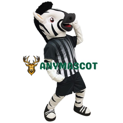 Deluxe Sport Lightweight Zebra Mascot Costume