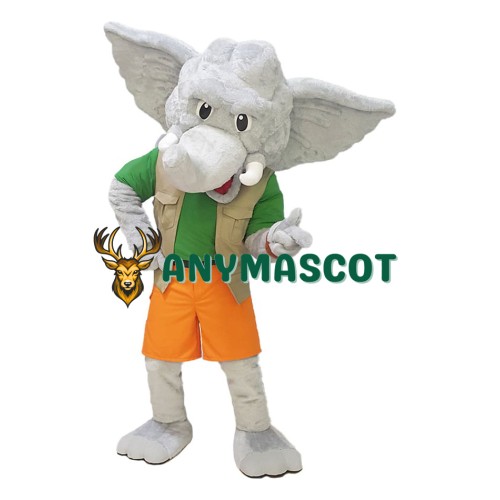 Deluxe Happy Lightweight Elephant Mascot Costume