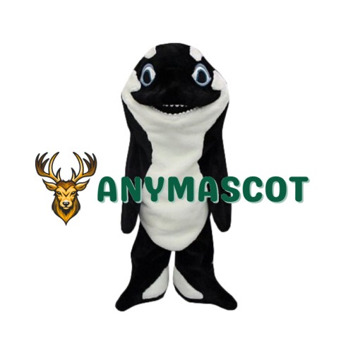 Happy Lightweight Killer Whale Mascot Costume
