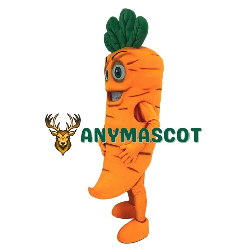 Happy Realistic Lightweight Carrot Mascot Costume