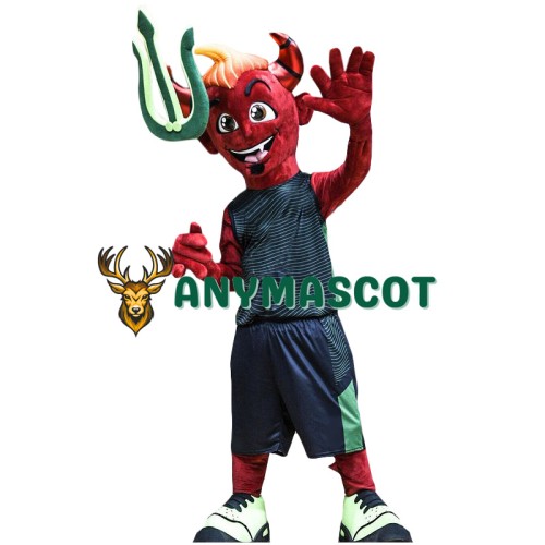 Happy Deluxe Realistic Lightweight Red Devil Mascot Costume