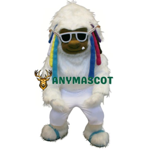 Happy Deluxe Realistic Snowman Mascot Costume