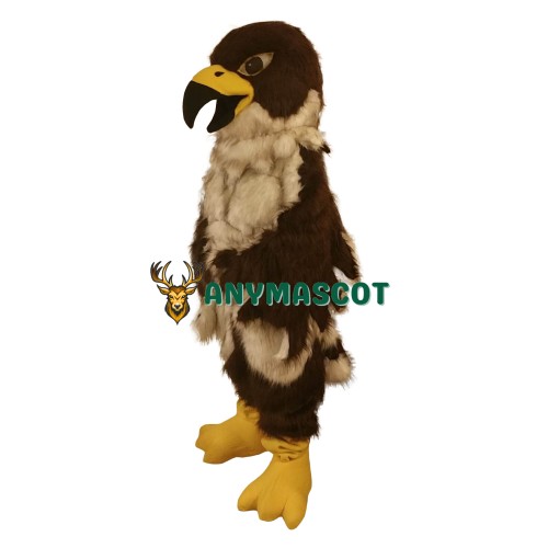 Realistic Black Hawk Mascot Costume