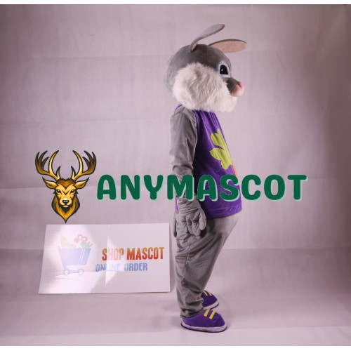 Easter Rabbit Plush Adult Mascot Costume