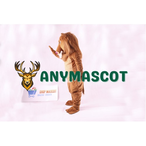 Cute Wally Lion Mascot Costume