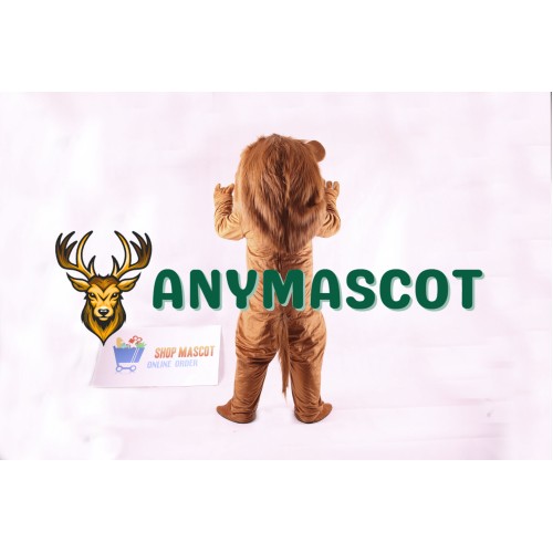 Cute Wally Lion Mascot Costume