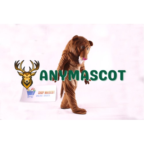 Cute Wally Lion Mascot Costume
