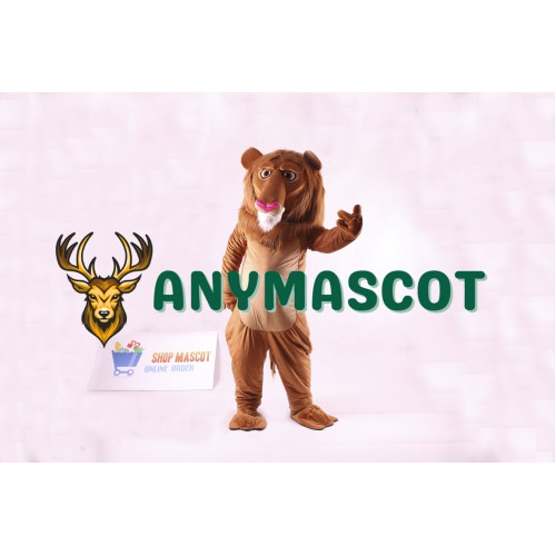 Cute Wally Lion Mascot Costume