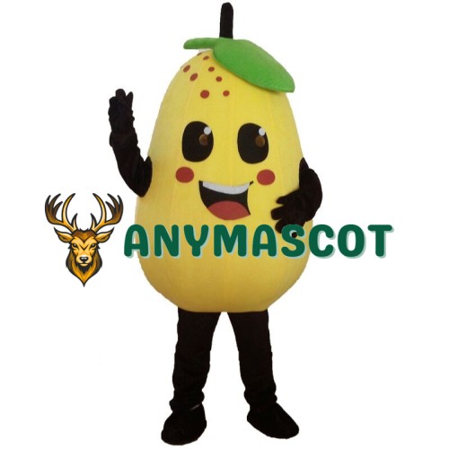 Pear Mascot Costume Fruits Vegetables Costume