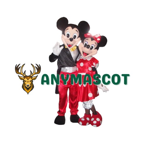 Clubhouse Mouse Regular Mouse Micky and Minnie Couple Mascot Costume