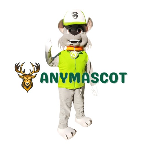 Paw Patrol Green Dog Rocky Mascot Costume