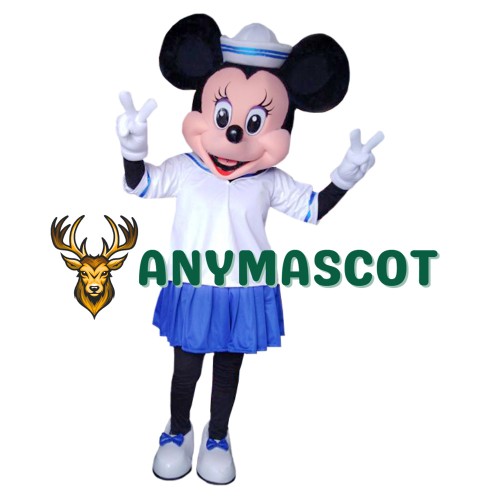 Mouse Clubhouse Sailor Miss Mouse Minnie Mascot Costume