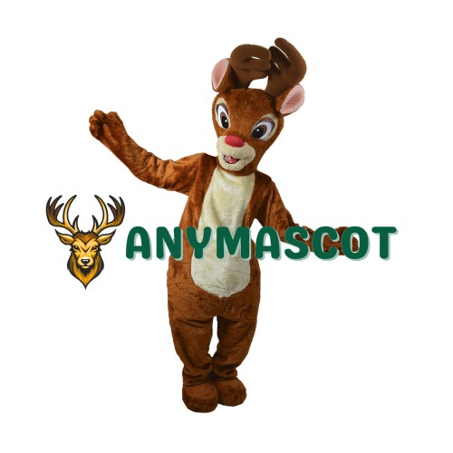 Rudolph The Red Nosed Reindeer 1 Mascot Costume