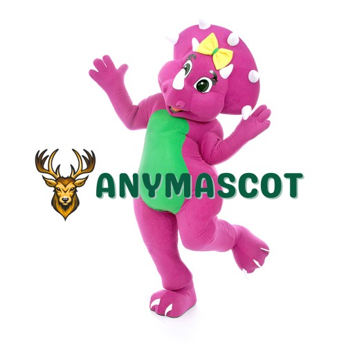 Purple Rhinoceros Mascot Costume