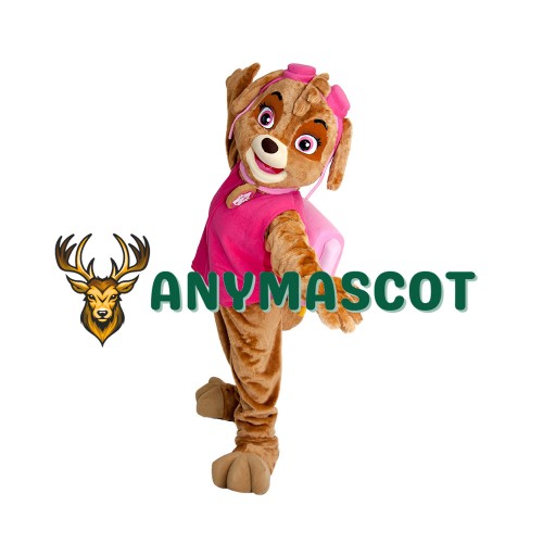 Paw Patrol Pink Dog Skye Mascot Costume