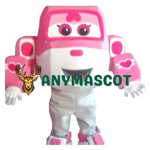 Super Wings Dizzy Pink Mascot Costume