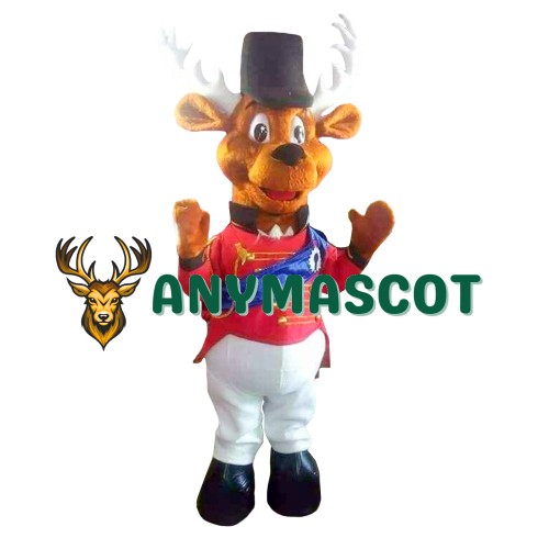 Rudolph The Red Nosed Reindeer 2 Mascot Costume