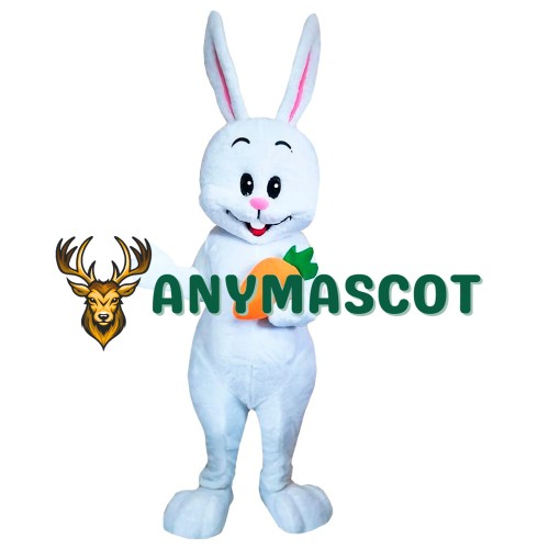 Bunny With Carrot Mascot Costume