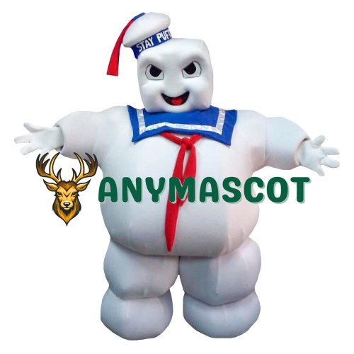 Stay Puft Marshmallow Man Ghostbusters Mascot Costume