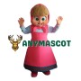 Masha And The Bear Masha Girl Mascot Costume