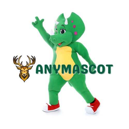 Green Rhinoceros Mascot Costume