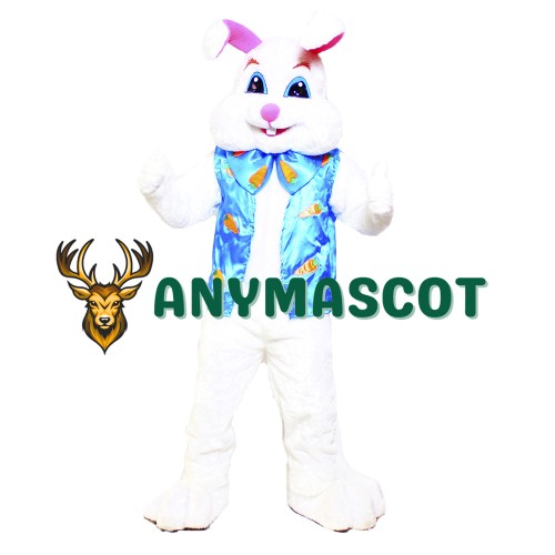 White Bunny Mascot Costume